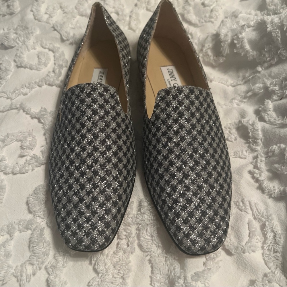 Brand new Jimmy choo metallic loafer 39/39.5